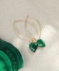 gemstone kite earrings
