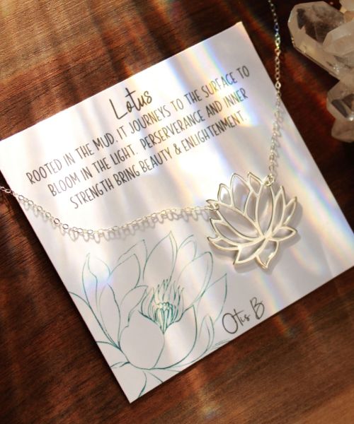 large lotus necklace2